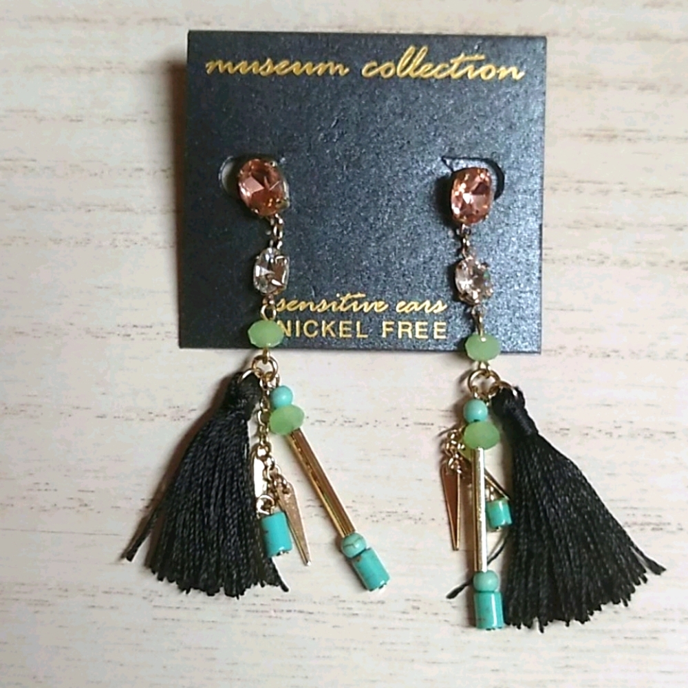 😻 3 For $15 Super Unique Bling & Tassel Dangles